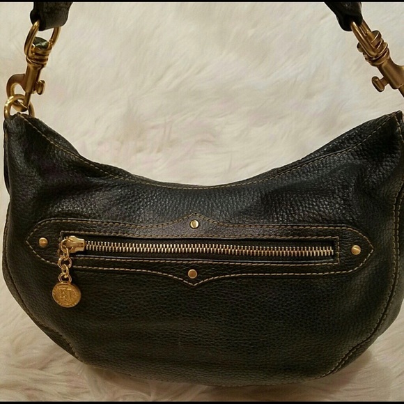 Eric Javits leather shoulder bag - Picture 3 of 6